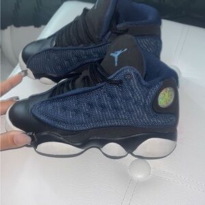Kids Black and Blue Sneakers